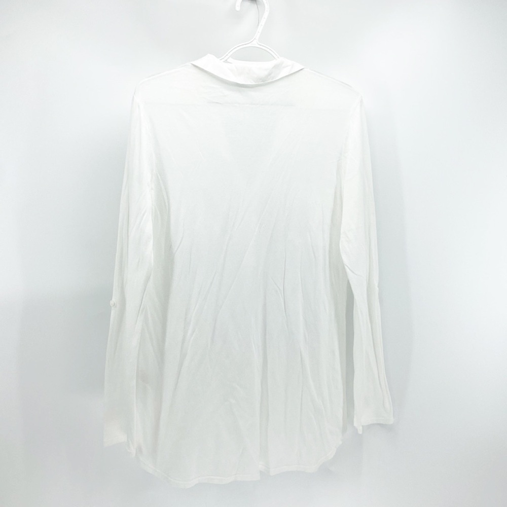 Splendid White Longline Top Basic - image 3